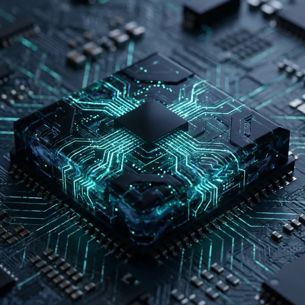 AI commerce platform capability view showing technical merchandising and automation precision